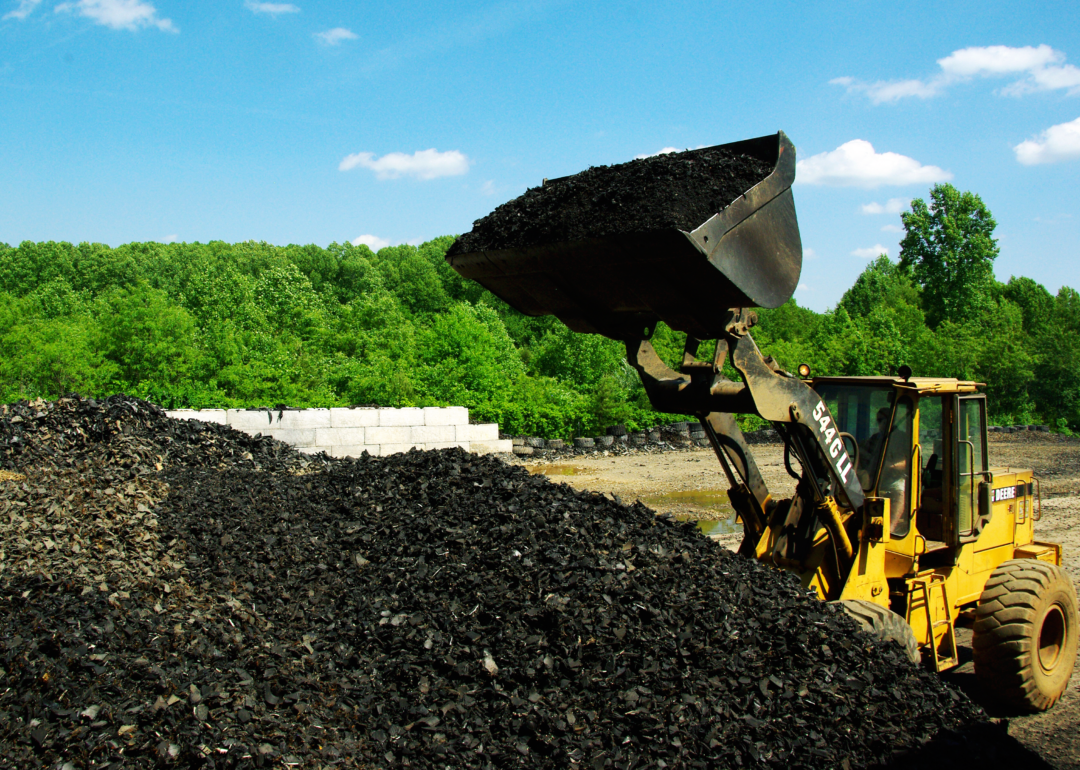 A picture of Tire Derived Fuel produced by Patriot Recycling.